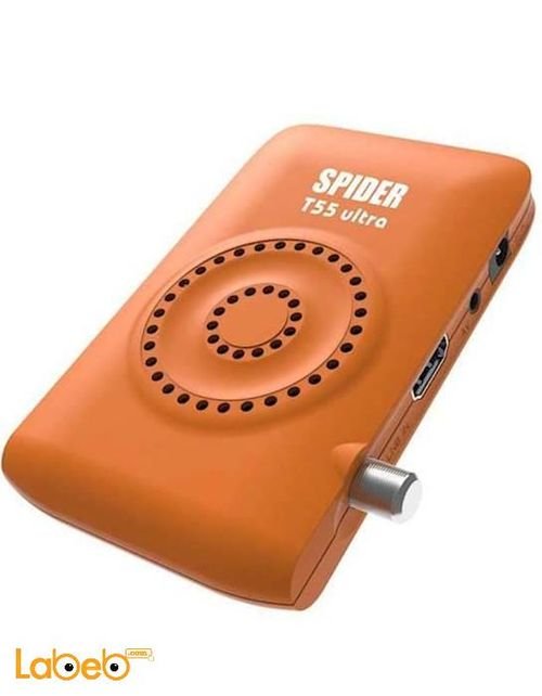 Spider T55 Ultra receiver - FHD - 1080p - 4000 channels - Orange