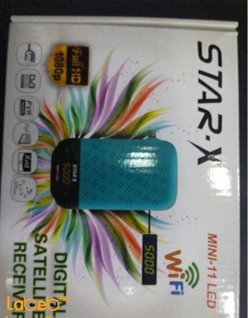 رسيفر Star-x Mini-11 LED - منفذ USB 2.0 - قنوات 5000 - 1080 بكسل