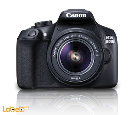 Canon EOS-1300D - 18-55MM Zoom Lens DSLR Camera - 18Mp
