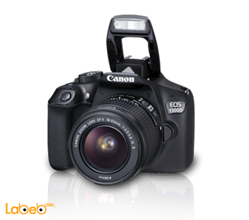 كاميرا كانون EOS 1300D - جسم DSLR - عدسات 18-55 ملم - EOS 1300D