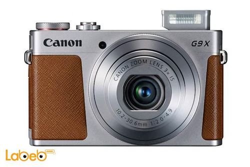 كاميرا كانون الرقمية - حجم 3 انش - لون فضي - موديل PowerShot G9X