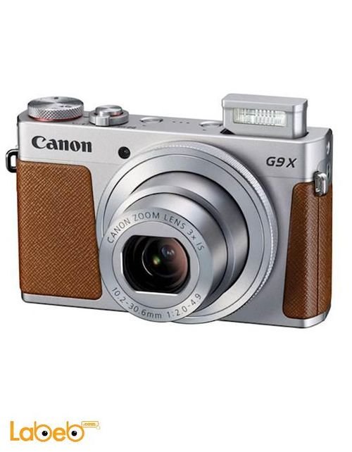كاميرا كانون الرقمية - حجم 3 انش - لون فضي - موديل PowerShot G9X