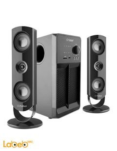 مكبر صوت وسماعات 2.1 قناة Audionic - قدرة 60واط*2 - أسود - BT-850