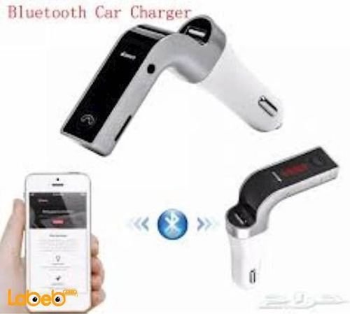 CARG7 Multifunction Handsfree Bluetooth Car Kit charger - black&silver
