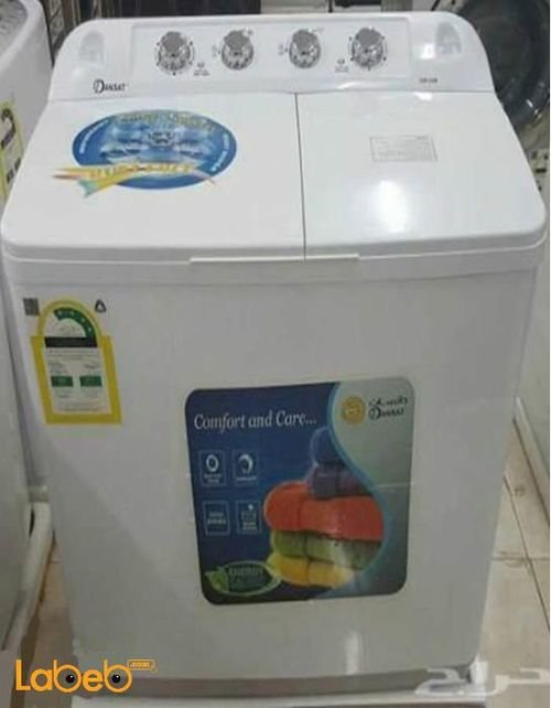 Dansat Twin Tup washing machine - 10kg - White - DW5W model