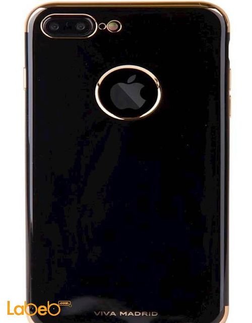 Viva madrid TPU series case - iPhone 7+ - Black with golden sides