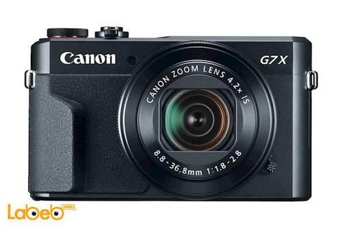 كاميرا كانون الرقمية - حجم 3 انش - لون أسود - PowerShot G7X Mark II