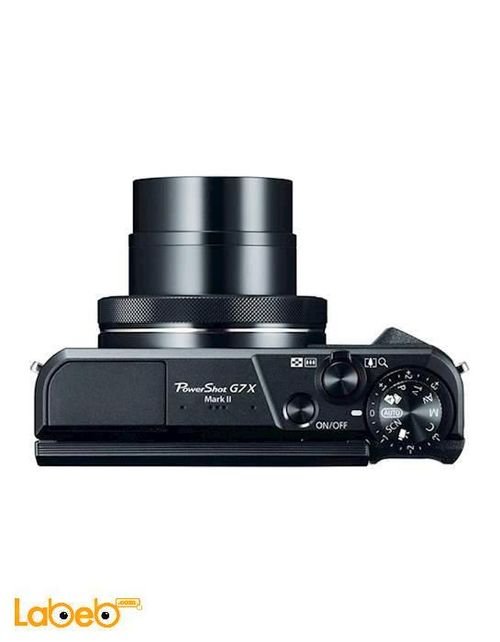 كاميرا كانون الرقمية - حجم 3 انش - لون أسود - PowerShot G7X Mark II