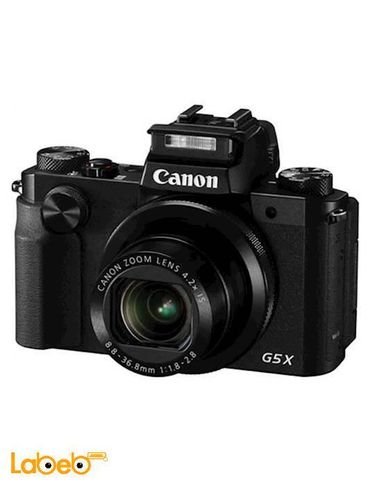 كاميرا كانون الرقمية - حجم 3 بوصة - لون أسود - موديل PowerShot G5X