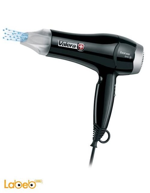 Valera hairdryer with ions generator - 2000W - Black - 561.08/L