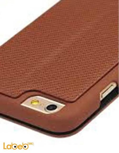 Viva madrid iPhone 6 plus cover - Brown color - with Stand