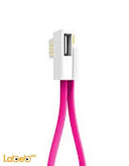Vojo Cable charger - Magnetic - 1.2m - Pink - Samsung devices