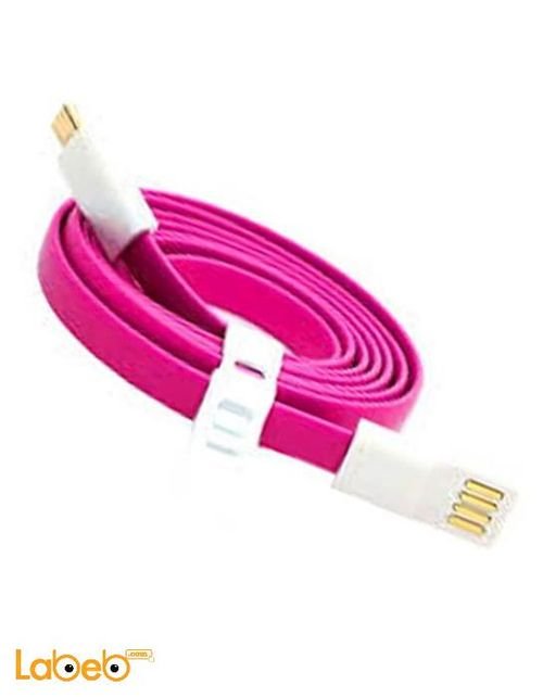 Vojo Cable charger - Magnetic - 1.2m length - Pink color