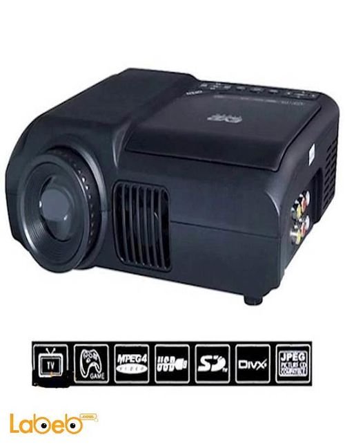 DVD Projector Home Theater Portable - 320x240P - DVD-3680