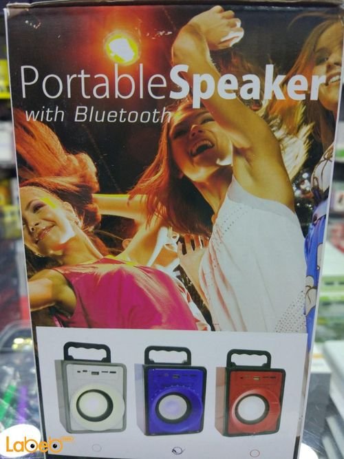 Portable speaker with bluetooth - USB flash - SD card - Blue
