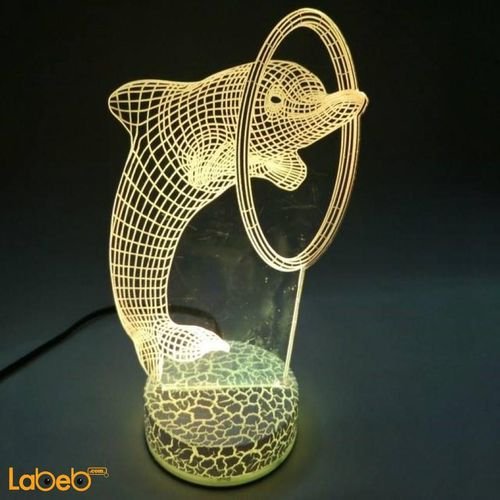 3D LED Light Lamp - 0.5Watt - Many colors - For decoration