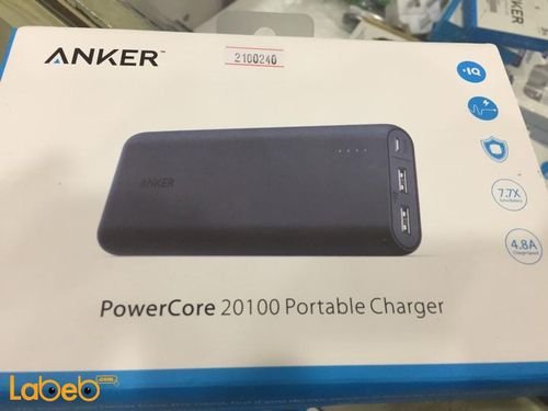 Anker PowerCore Portable charger - 20100mAh - Black - A1271H11