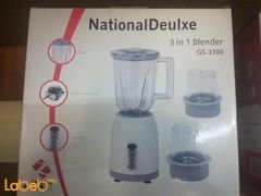 National Deulxe 3 in 1 blender - 300W - 3 speeds - GS-3300 model