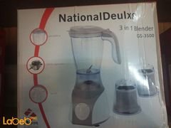 National Deulxe 3 in 1 blender - 300W - 3 speeds - GS-3500