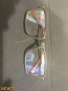 Vegan eyeglasses - Grey color frame - transparent lenses