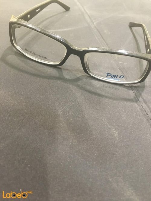 نظارات طبية Pirlo - اطار لون أسود - عدسات شفافة