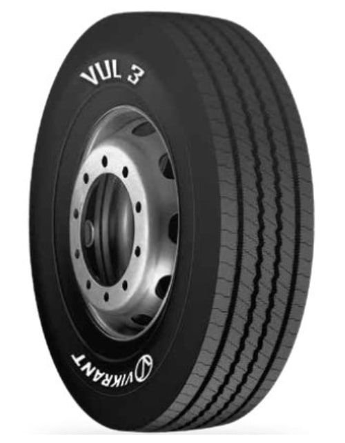 Vikrant VUL3 Car Tire, Size 215/75R17.5, Origin India