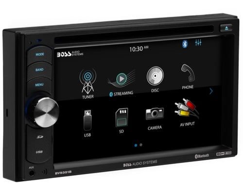 Boss Audio System and DVD Player, 6.2 Inch Touch Screen, 320 Watts