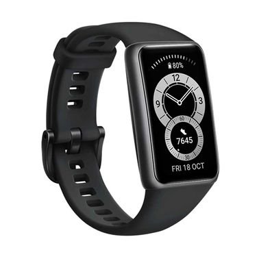 Huawei Band 6 Watch, Bluetooth, 1.47 Inch, Black Color