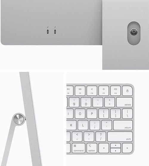 Apple iMac 2021, M1 Processor, 24 Inch, 8GB RAM, 256GB SSD, Silver