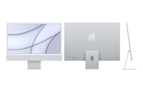 Apple iMac 2021, M1 Processor, 24 Inch, 8GB RAM, 256GB SSD, Silver
