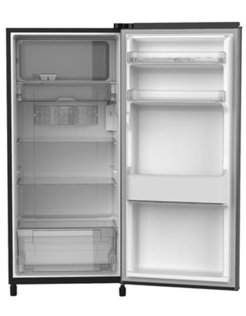 Panasonic refrigerator 6 cubic feet one door, silver color