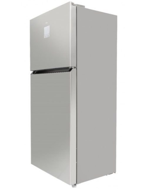 TCL Two Door Refrigerator with Top Mount Freezer, 19 Cubic Feet, Stainless Steel