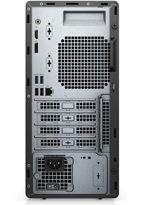 كمبيوتر مكتبي ديل OptiPlex 3080 MT، تصميم برجي، معالج i5 جيل عاشر، رام 4GB، أسود
