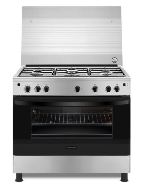 Frigidaire Gas Cooker & Oven, 5 Burners, 90 x 60 cm, Stainless Steel