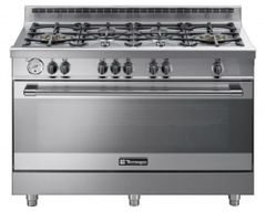 Tecnogas Oven and Gas Cooker, 120 x 60 cm, 6 Burners, Gray