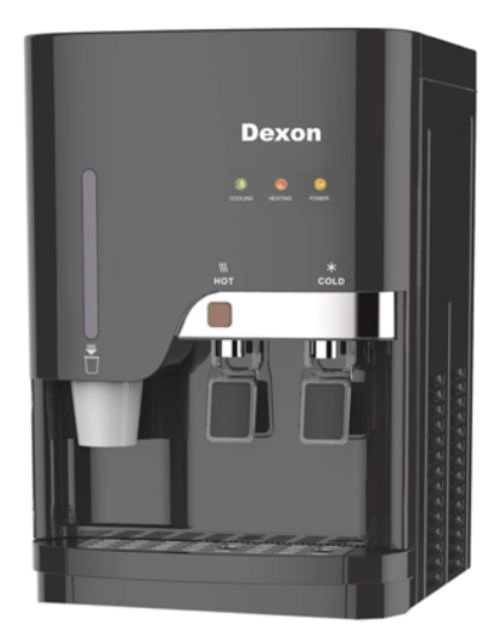 DEXON Table Water Dispenser, 2 Taps, Hot/Cold