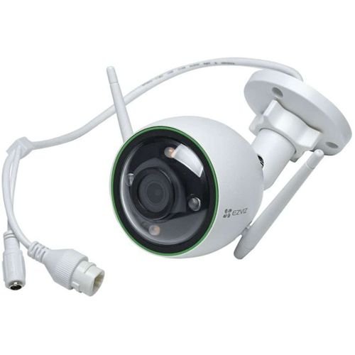 كاميرا مراقبة خارجية ايزفيز C3N، وايفاي، دقة 1080، أبيض