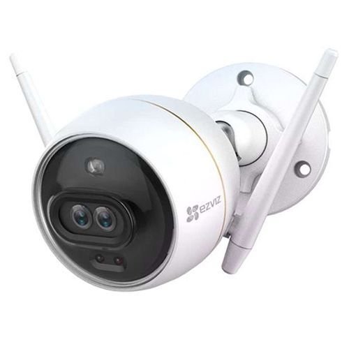 كاميرا مراقبة خارجية ايزفيز C3X، ليلي نهاري، وايفاي، دقة 1080p، أبيض