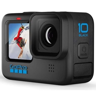 GoPro Hero10 Action Camera, 23MP, 5.3 Recording, Black
