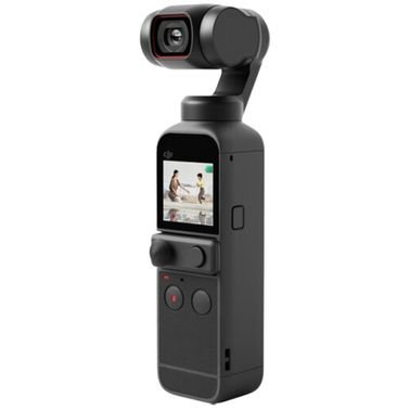 كاميرا الحركة DJI Pocket 2، تصوير 4Kـ دقة 64MP، لون أسود