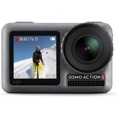 كاميرا الحركة DJI Osmo Action، دقة 12MP، تصوير 4K، أسود كاميرا الحركة DJI Osmo Action، دقة 12MP، تصوير 4K، أسود
