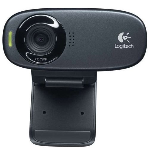 Logitech C310 Webcam, 720p Resolution, Black Color