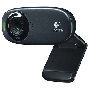 كاميرا ويب لوجيتك C310، دقة 720p، لون أسود