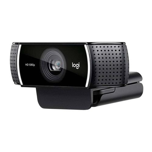 كاميرا ويب لوجيتك C922 Pro، دقة 1080p، تركيز تلقائي، أسود
