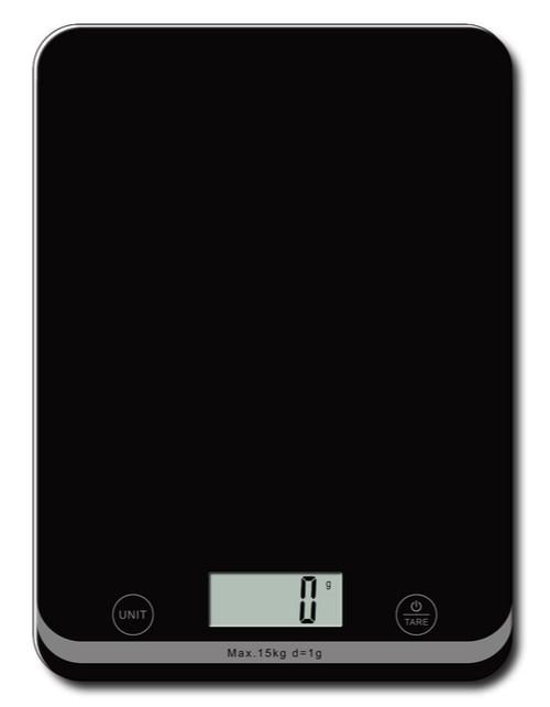 Mai Digital Kitchen Scale, 15 Kg, Black