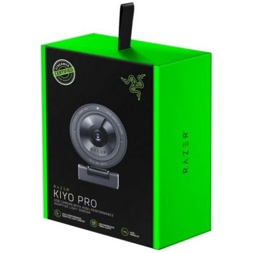 كاميرا ويب ريزر Kiyo Pro، دقة 1080p بمعدل 60 إطار، أسود