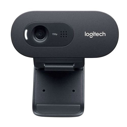 Logitech C270 HD Webcam, 720p With 30FPS, Black