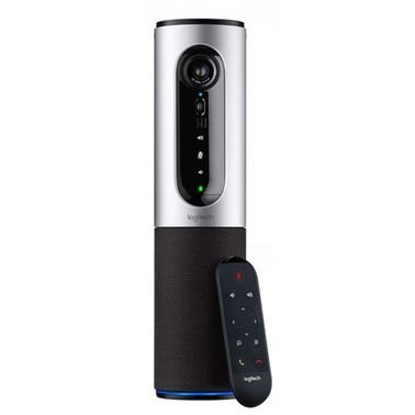 Logitech ConferenceCam Connect, 1080p, With Remote, Silver