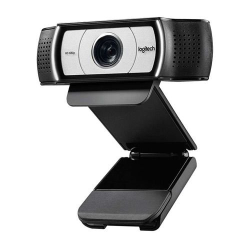 Logitech C930e Webcam, 1080p, Autofocus, Stereo Mic, Black