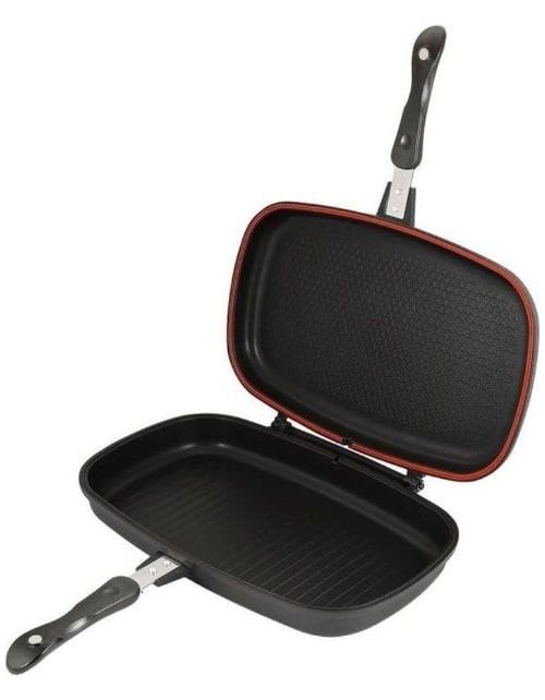Dessini Double Sided Grill Pan, 36 cm, Black